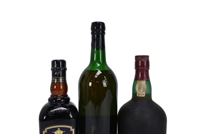 Lot 70 - Three bottles, Cockburn's 1967 Vintage Port, Quinta da Mesquita tawny port and Heering Cherry Liqueur