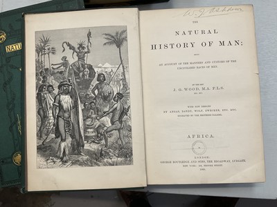 Lot 900 - The Rev J G Wood -  Illustrated Natural History, 3 Vols, and others