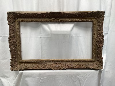 Lot 301 - An old small gilt frame