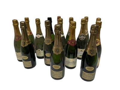 Lot 42 - Sixteen bottles, Champagne and sparkling to include Waitrose 2005 vintage (4), Justerini & Brooks and others