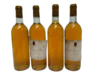 Lot 43 - Four bottles, Chateau Romer du Hayol Sauternes 1980, two lacking labels but believed the same vintage