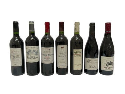 Lot 46 - Twelve bottles, assorted French reds, Chateau Jouanin 2009, Grand Vin du Chateau Bernadotte and others