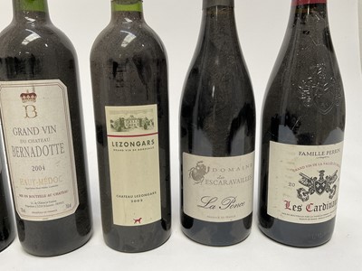 Lot 46 - Twelve bottles, assorted French reds, Chateau Jouanin 2009, Grand Vin du Chateau Bernadotte and others