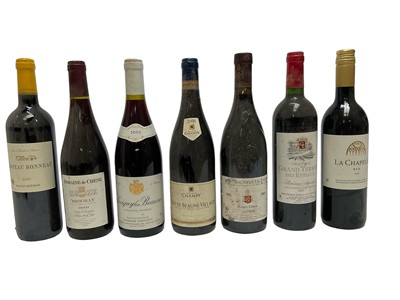 Lot 47 - Twelve bottles, French reds including Maison Champy Cote de Beaune Villages 2008 (5) and others