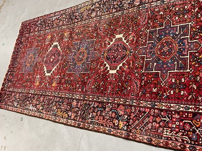 Lot 1350 - Large Karaja Kelay rug, of unusual form approximately 430 x 150cm