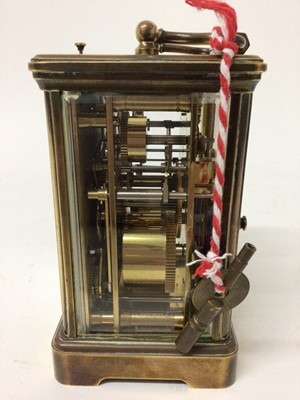 Lot 655 - French Angelus carriage clock