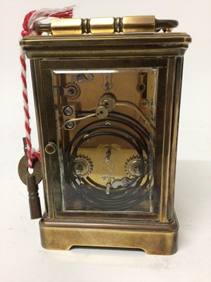 Lot 655 - French Angelus carriage clock