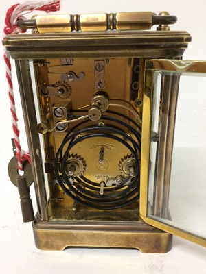 Lot 655 - French Angelus carriage clock