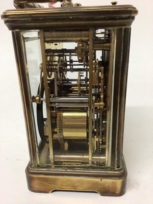 Lot 655 - French Angelus carriage clock
