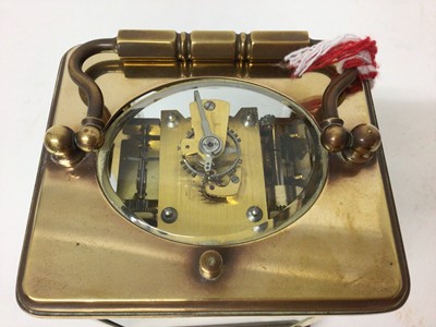 Lot 655 - French Angelus carriage clock