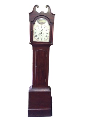 Lot 660 - Early 19th century eight day longcase clock