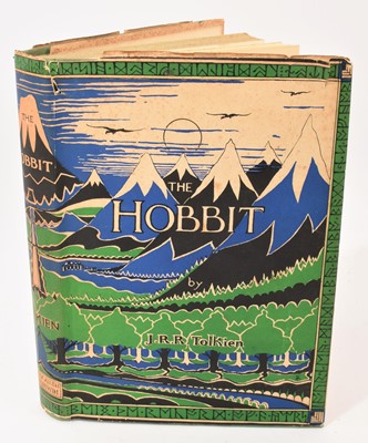 Lot 1700 - The Hobbit, J. R. Tolkien, First Edition 1937, Second Impression, with dust cover