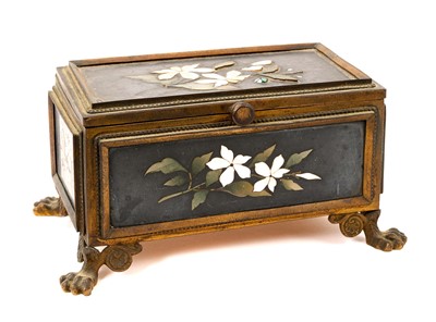 Lot 703 - 19th century Continental pietra dura casket