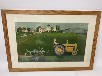 Lot 135 - Three schools prints by Kenneth Rowntree (1915-1997) Edwin La Dell (1914-1970) and Tom Gentleman (1882-1965)