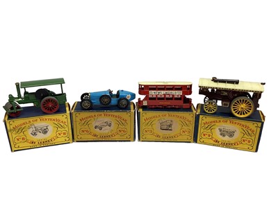 Lot 1880 - Collection of 12 boxed Brooklin models and 4 early 1st series Matchbox models of yesteryear.