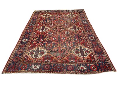 Lot 1408 - Antique Heriz carpet