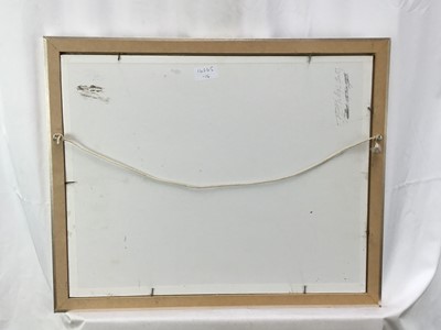 Lot 111 - Peter Z. Phillips, oil on board, view across the Bay of Venice with gondolas in the foreground, signed and dated '24, in silver frame. 40 x 50cm.