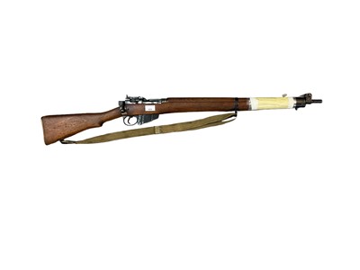 Lot 924 - Second World War British Enfield No. 4 .303 rifle dated 1943 (deactivated 2024 with certificate)