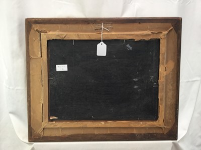 Lot 130 - Continental School, 20th Century, oil on board - Strawberries in a Porcelain Bowl, 28cm x 37cm, in gilt frame