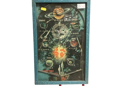 Lot 1877 - Two vintage 1950s American pinball games - 'King Arthur' and 'Adventures in Space'