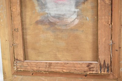 Lot 1236 - Attributed to Marie Laurencin (1883-1956) oil on canvas - Portrait of a Lady, a sketch verso, inscribed and bearing signature, 49cm x 35cm, framed