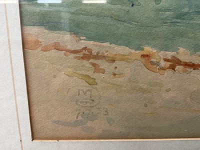 Lot 245 - Edward Pococke - watercolour - Bishops Palace, Norwich, and two other works