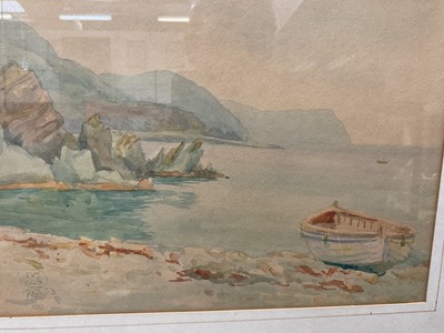 Lot 245 - Edward Pococke - watercolour - Bishops Palace, Norwich, and two other works