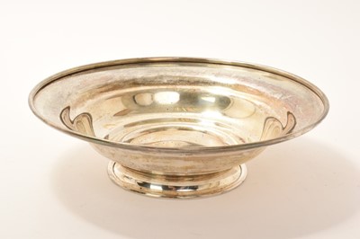 Lot 240 - American sterling silver footed bowl