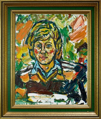 Lot 1102 - *John Bratby (1928-1992), oil on canvas - Portrait of the actor and singer John Leyton