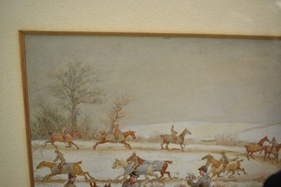 Lot 1041 - Frank Paton (1855-1909) watercolour and bodycolour - "A Meeting of the Unemployed", signed and inscribed Christmas 1886, 17cm x 27cm, in glazed gilt frame