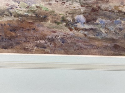 Lot 151 - Joseph Hughes Clayton (1870-1930) Cornish watercolour 'Low tide, Newley'