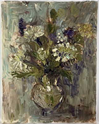 Lot 79 - Annelise Firth (b.1961) oil on canvas - Still life, signed and dated 2024 verso, 46cm x 36cm, unframed