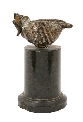 Lot 710 - Classical bronze vessel in the form of a shell