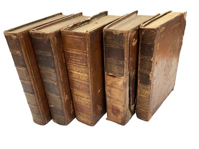 Lot 1743 - Samuel Johnson/Rev. H. J. Todd, "A Dictionary of the English Language", Longman, Hurst, Rees, Orme & Brown 1818, 5 volumes.