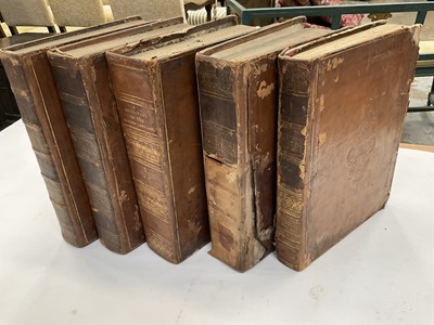 Lot 1743 - Samuel Johnson/Rev. H. J. Todd, "A Dictionary of the English Language", Longman, Hurst, Rees, Orme & Brown 1818, 5 volumes.