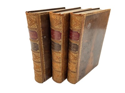 Lot 1742 - Henry Hart Milman - ‘The History of the Jews from the Earliest Period Down to Modern Times,' Third edition, three volumes