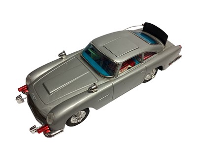 Lot 1875 - ASC Aoshin Japan Tinplate battery operated Aston Martin in original box