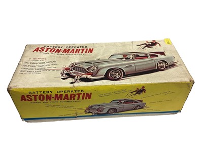 Lot 1875 - ASC Aoshin Japan Tinplate battery operated Aston Martin in original box