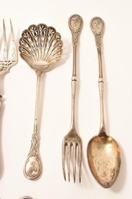 Lot 221 - Extensive French silver cutlery service