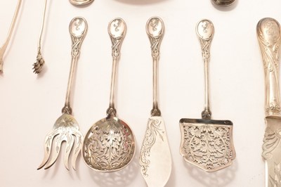 Lot 221 - Extensive French silver cutlery service