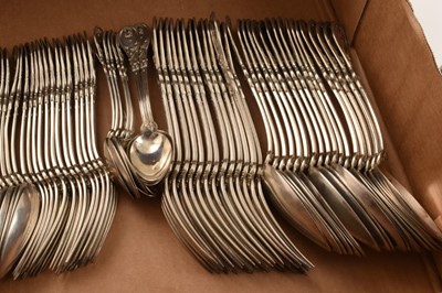 Lot 221 - Extensive French silver cutlery service