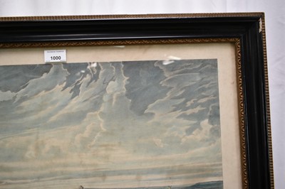 Lot 1000 - After Dean Wolstenholme, set of four 19th century hand coloured engravings - The Essex Hunt, 57cm x 72cm, in glazed hogarth frames