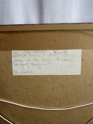 Lot 169 - John Constable (1776-1837) mezzotint - House of Mr Golding Constable, 13.5cm x 18cm, in glazed frame