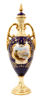 Lot 82 - Coalport vase