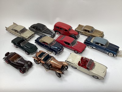 Lot 1881 - Franklin Mint precision models (11) some in 'barn find' state