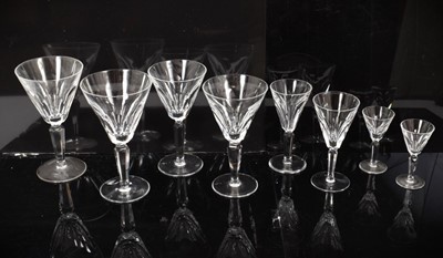 Lot 1189 - Suite of Waterford glasses in the Sheila pattern