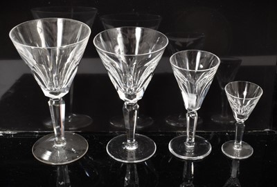 Lot 98 - Suite of Waterford glasses in the Sheila pattern