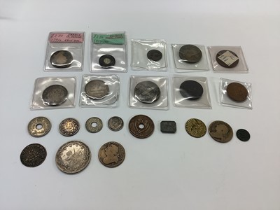 Lot 433 - World - Mixed coinage to include Russia silver Rouble 1896 AEF, copper Kopeks & other issues (Qty)