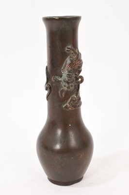 Lot 755 - Chinese bronze vase, probably Ming period