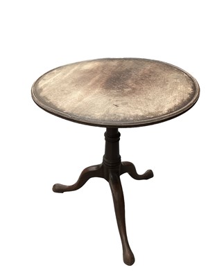 Lot 1297 - George III mahogany tilt top table